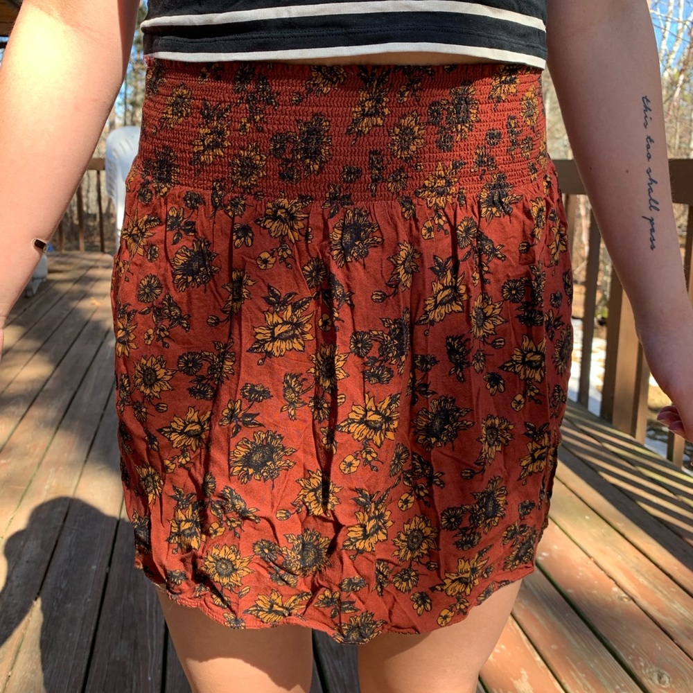 Mossimo Floral Skirt
